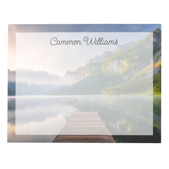 Bloc De Notas Agua | Lago alpino de Azure, Austria (Frente)