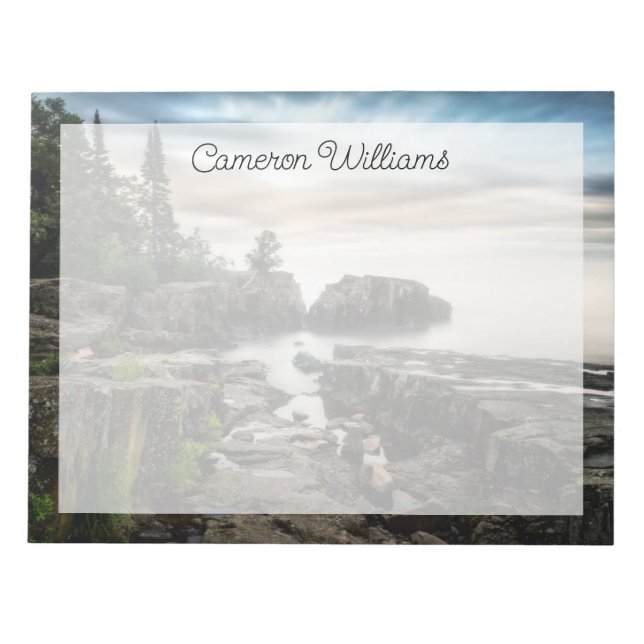 Bloc De Notas Agua | Lago Superior Gran Marais, Minnesota (Frente)