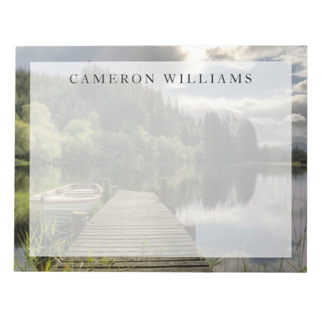 Bloc De Notas Agua | Parque nacional Loch Ard Trossachs (Frente)