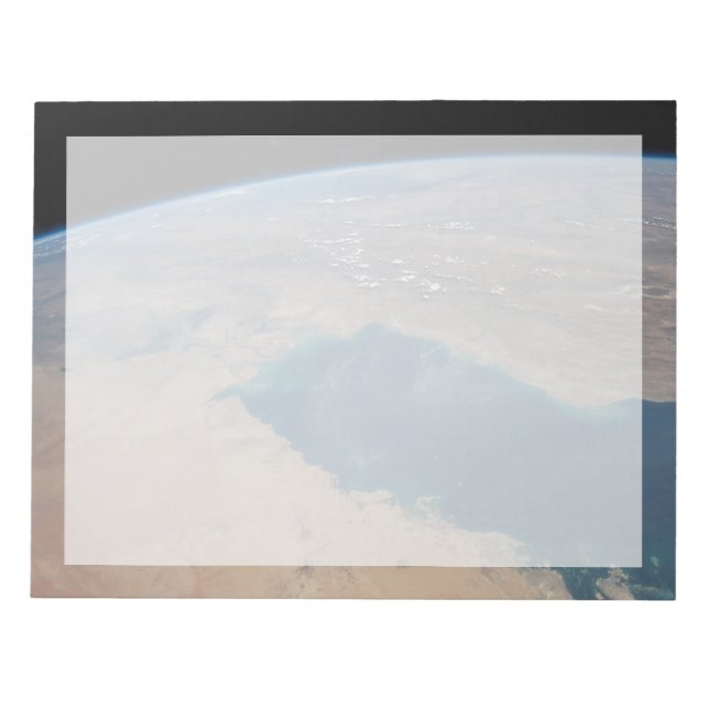 Bloc De Notas Aguas Azul Tropicales Del Golfo Pérsico. (Frente)