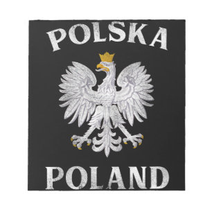 Bloc De Notas Águila Polaca T Polonia Escudo De Armas Polska