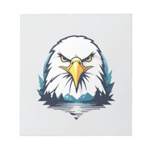 Bloc De Notas Águila Vector Arte Animal Moderno Ciudad Urbana Gr