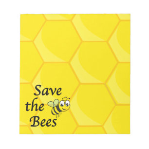 Bloc De Notas Ahorre las abejas