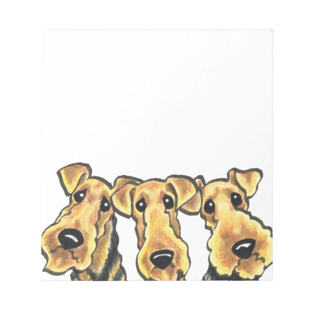 Bloc De Notas Airedale Terrier Lover (Frente)