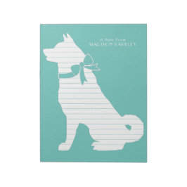 Bloc De Notas Akita Dog Puppy