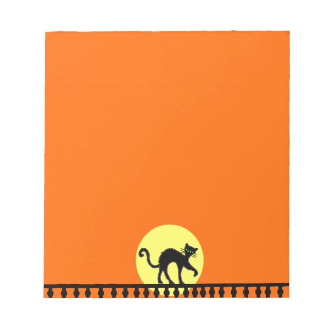 Bloc De Notas Alambre amarillo negro para gatos (Frente)