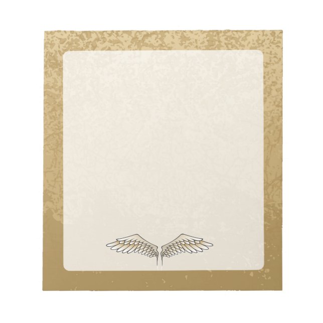 Bloc De Notas Alas beige (Frente)