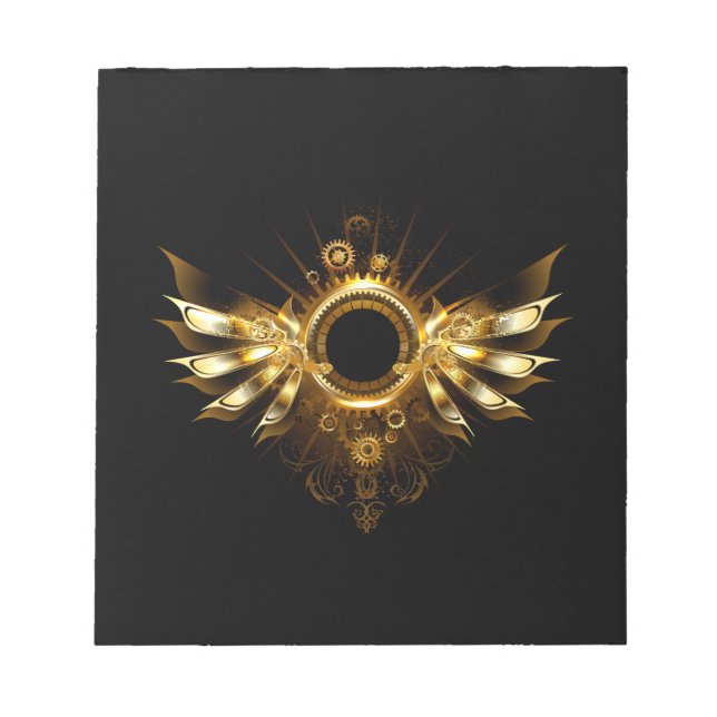 Bloc De Notas Alas de steampunk (Frente)