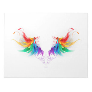 Bloc De Notas Alas del arco iris fluidas