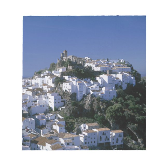 Bloc De Notas Aldea blanca de Casares, Andalucía, España (Frente)