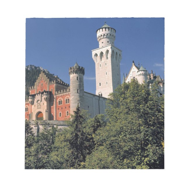 Bloc De Notas Alemania, Baviera, Castillo de Neuschwanstein. (Frente)