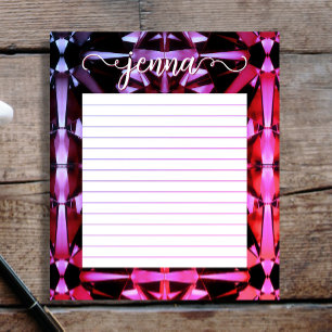 Bloc De Notas Alexandrite Gemstone Lined Personalizado
