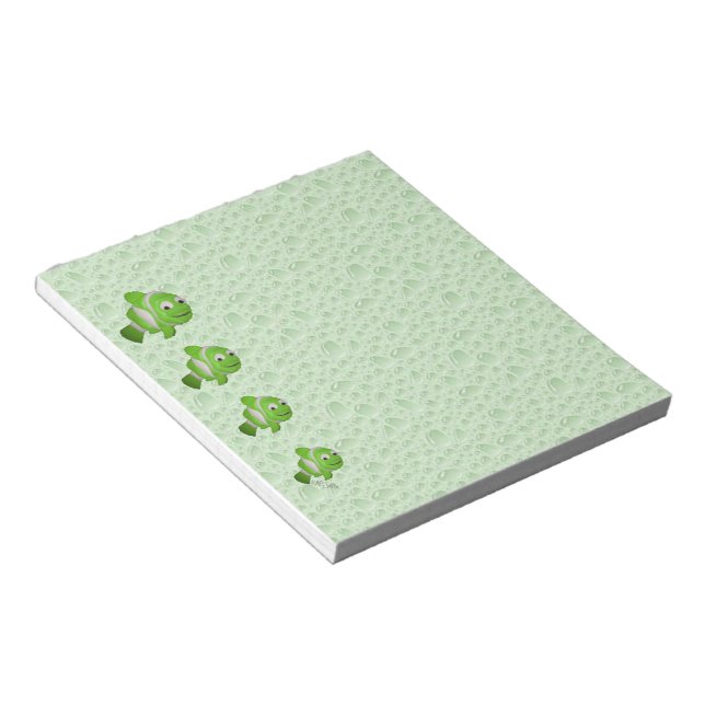 Bloc De Notas Algo Verde Pescador (Lado Derecho)