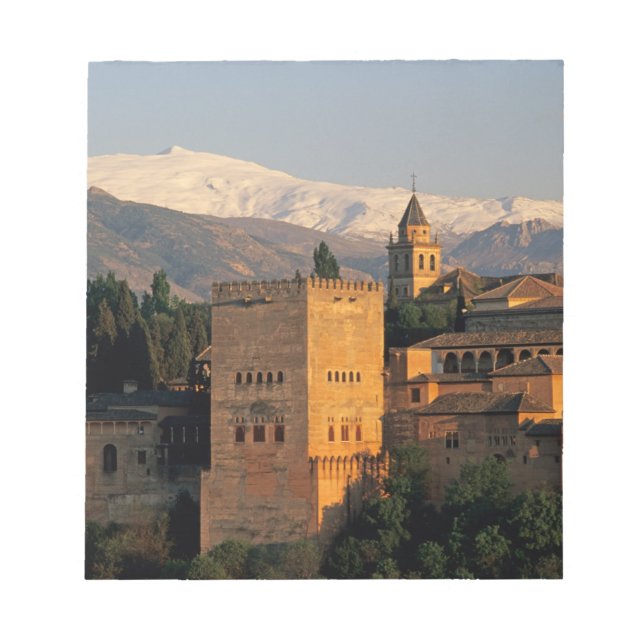Bloc De Notas Alhambra; Granada; Andalucía, España, Sierra (Frente)