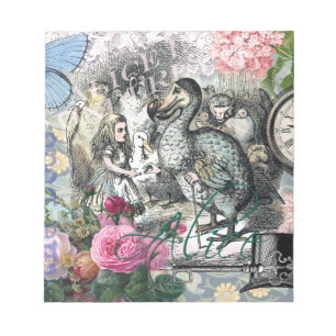 Bloc De Notas Alice Clásico País de las Maravillas Dodo Arte Ten