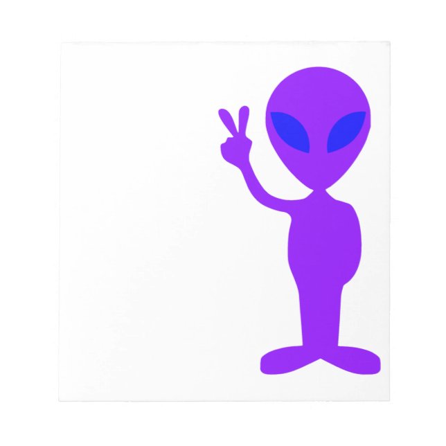 Bloc De Notas Alien amigable (Frente)
