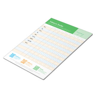 Bloc De Notas Allergen Intro Tracker US