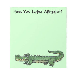 Bloc De Notas Alligator Note Pad