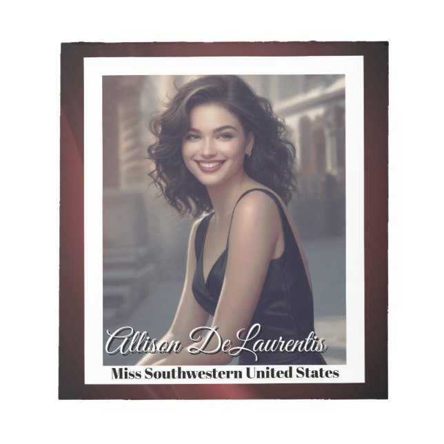 Bloc De Notas Almohadilla automática del concurso Sangria Shine (Frente)