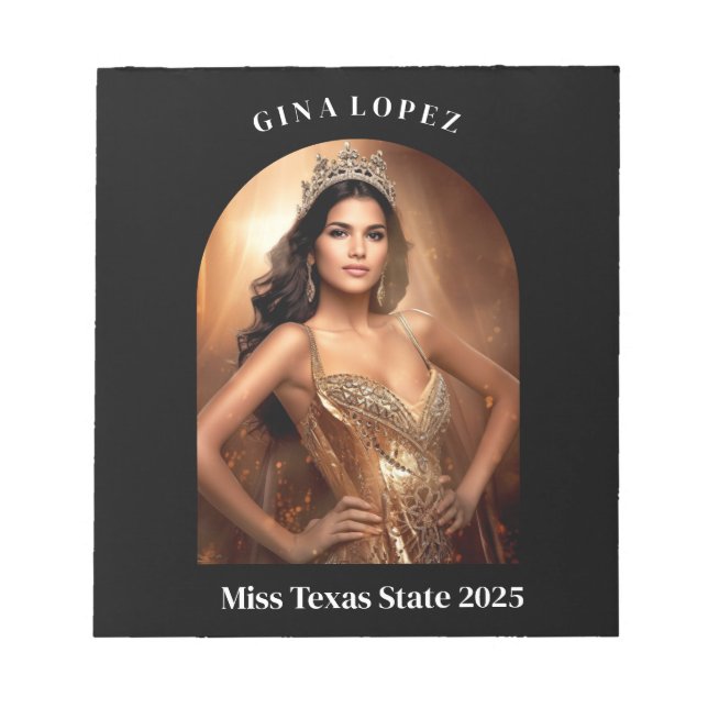 Bloc De Notas Almohadilla de autografo de paginación (Frente)