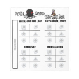 Bloc De Notas Almohadilla de Mod Finity RSG