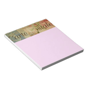 Bloc De Notas Almohadilla de notas de la postal francesa