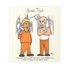 Bloc De Notas Almohadilla de notas del Trumper antidisturbios