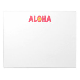 Bloc de notas Aloha