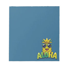 Bloc De Notas Aloha Notepad Tropical Cute Pineapple