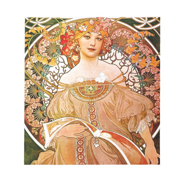 Bloc De Notas Alphonse Mucha Dreaming (Reverie) (Frente)