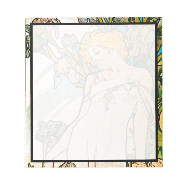Bloc De Notas Alphonse Mucha - Iris WB (Frente)
