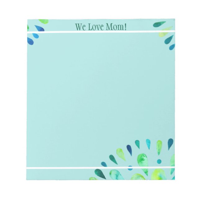 Bloc De Notas Amamos a mamá (Frente)