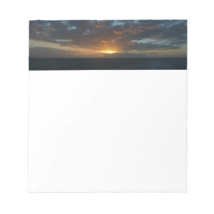 Bloc De Notas Amanecer en la costa oceánica del Mar II