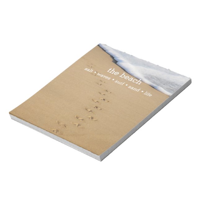 Bloc De Notas Amante de playa personalizado (Lado Izquierdo)