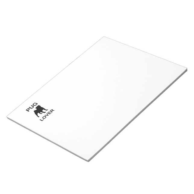Bloc De Notas amante del pug (Lado Derecho)