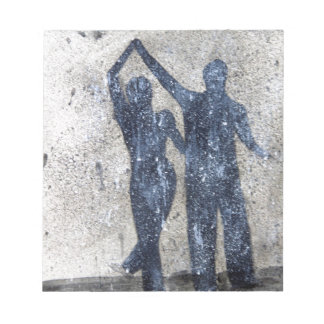 Bloc De Notas Amantes bailando bajo la lluvia