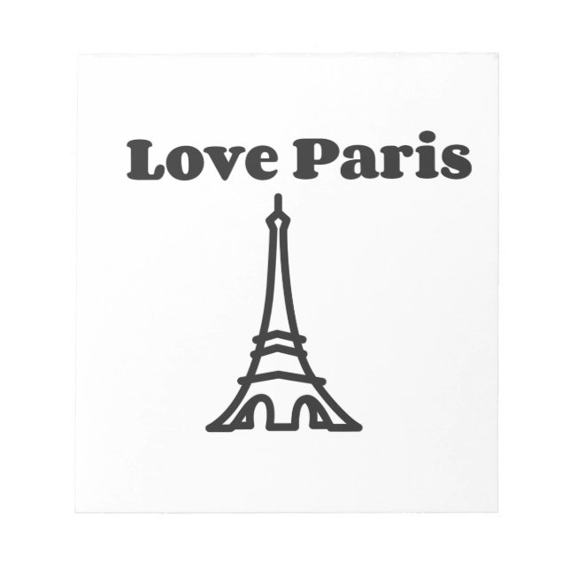 Bloc De Notas Amar París (Frente)