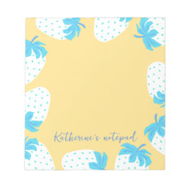 Bloc De Notas Amarillo azul de fresa