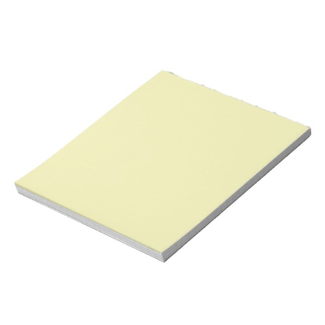 Bloc De Notas Amarillo Cera Color Sólido (Lado Izquierdo)