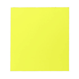 Bloc de notas amarillo de 5,5" x 6" - 40 páginas