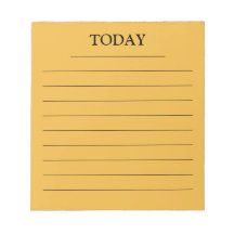 Amarillo Mostaza Negro Moderno lista de tareas HOY