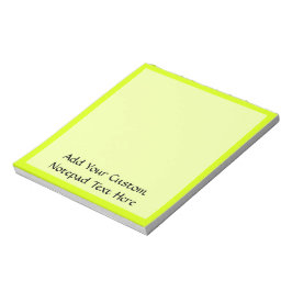 Bloc De Notas Amarillo neón, alta visibilidad