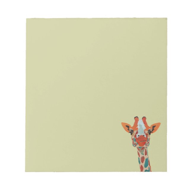 Bloc De Notas Amber Peeking Giraffe Notepad (Frente)