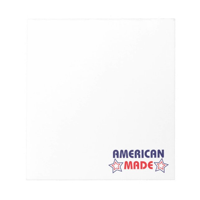 Bloc De Notas American Made (Frente)