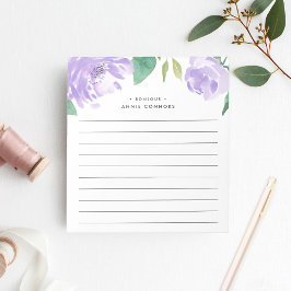 Bloc De Notas Amethyst Peony | Liquidado personalizado