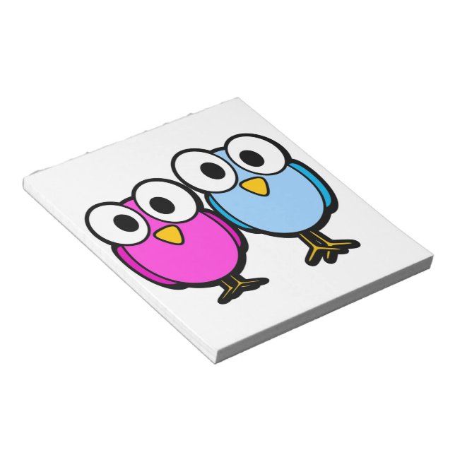 BLOC DE NOTAS AMIGOS DE AVES DE GOOGLY EYED (Lado Derecho)
