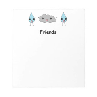 Bloc De Notas Amigos de la nube y la lluvia