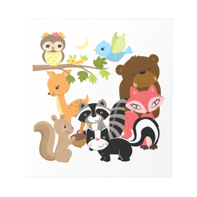 Bloc De Notas Amigos del bosque (Frente)