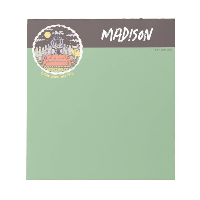 Bloc De Notas AMIGOS™ | Fuente Personalizado (Frente)