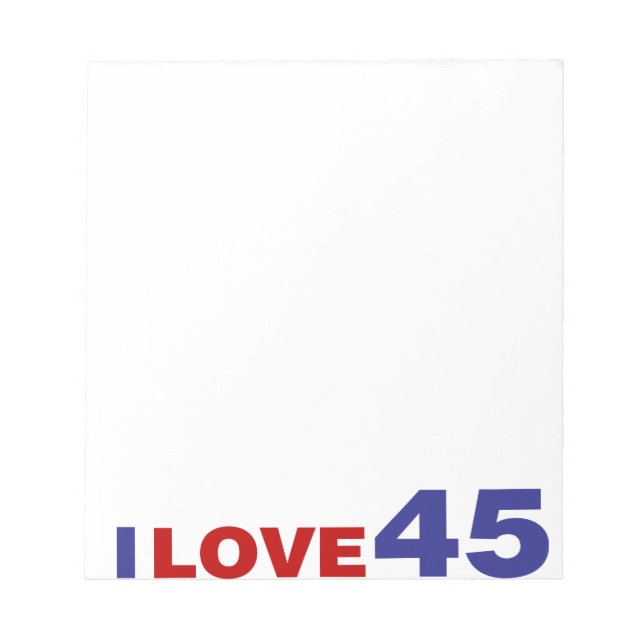 Bloc De Notas Amo 45 (Frente)